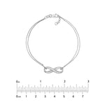 CZ Infinity Adjustable Bracelet