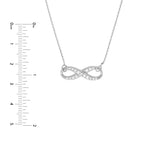 CZ Infinity Adjustable Necklace