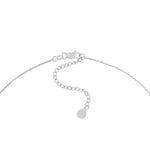 Half-CZ Infinity Adjustable Necklace