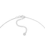 Half-CZ Infinity Adjustable Necklace