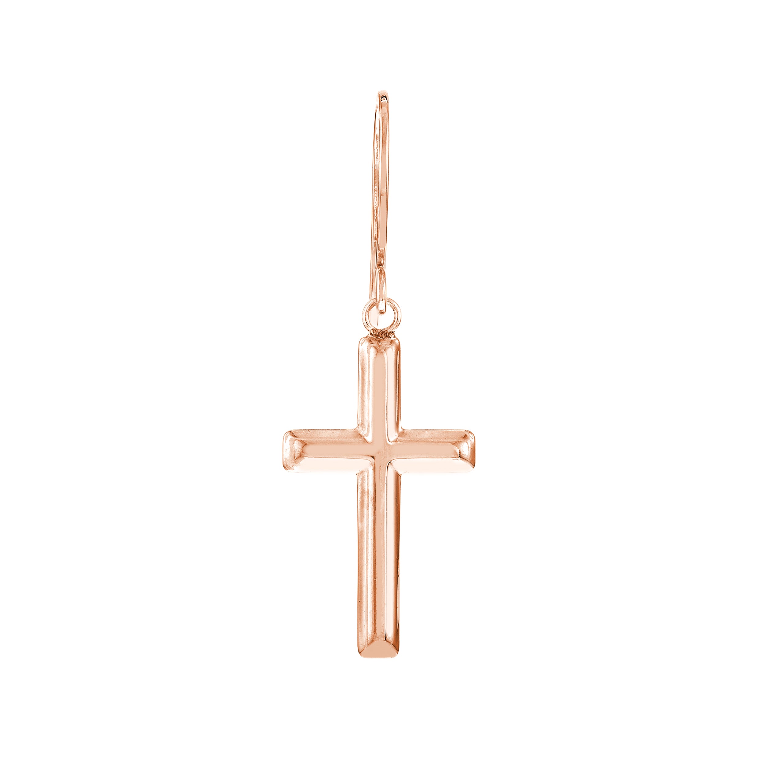 Cross Dangle Earrings on Fish Hook