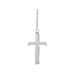 Cross Dangle Earrings on Fish Hook