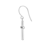 Cross Dangle Earrings on Fish Hook