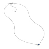 Mini CZ Evil Eye Adjustable Necklace