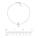 Plated Sterling Silver Mini Dragonfly Bracelet