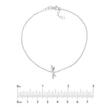 Plated Sterling Silver Mini Dragonfly Bracelet