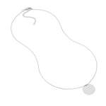 Engravable Circle Plate Necklace