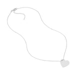 Engravable Heart Plate Necklace