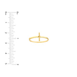 Sideways Cross Ring