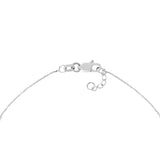 Plated Sterling Silver Mini CZ Dolphin Bracelet