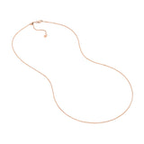 1.15mm Square Wheat Chain with Slider Bead