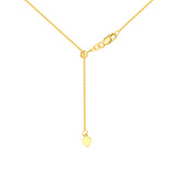 1.15mm Square Wheat Chain with Slider Bead