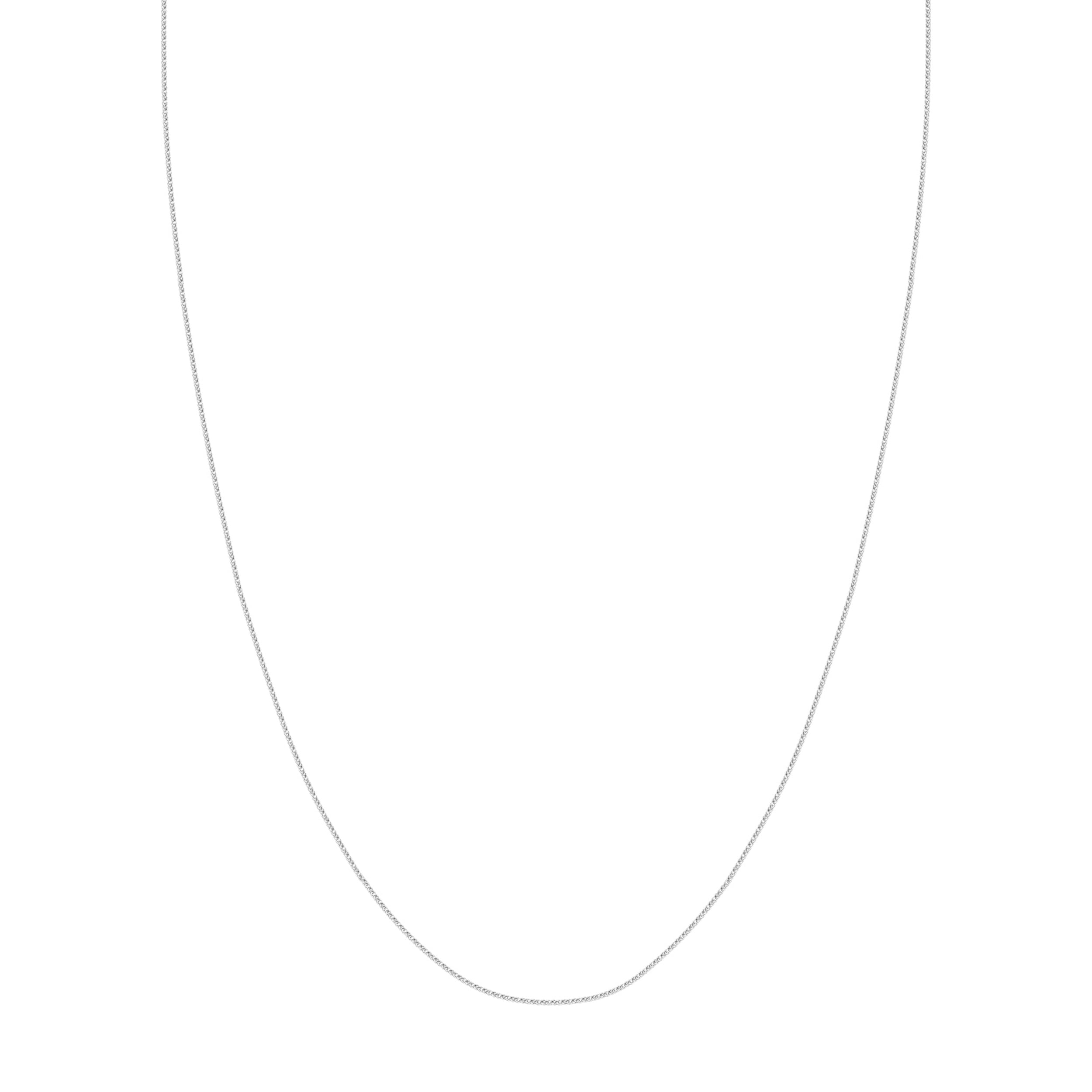 1.15mm Square Wheat Chain with Slider Bead