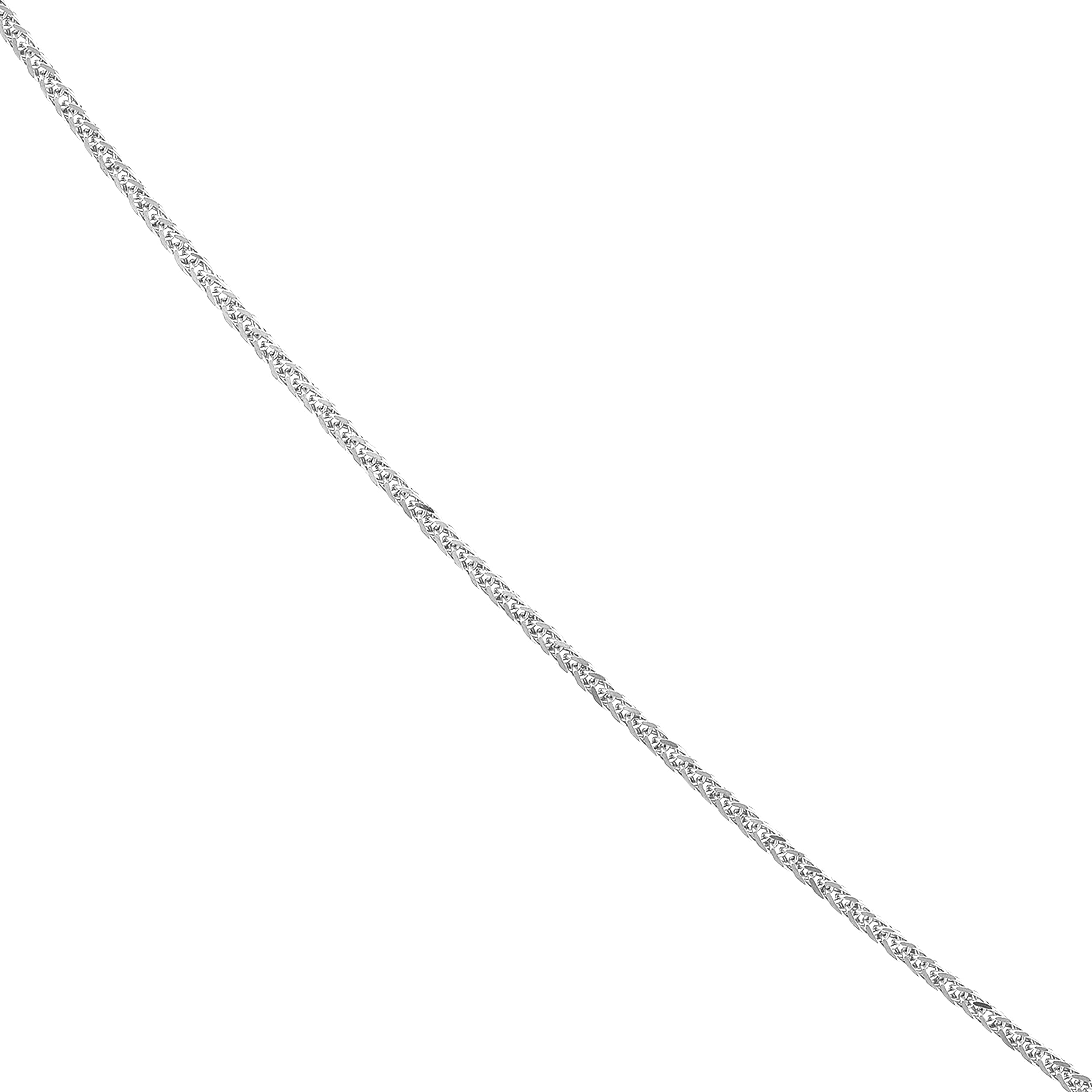 1.15mm Square Wheat Chain with Slider Bead