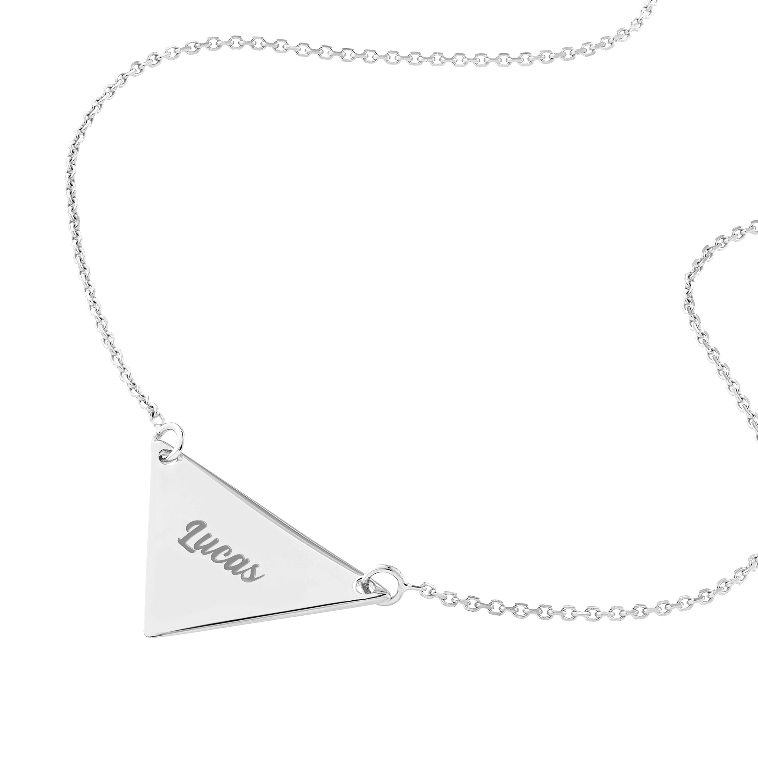 Triangle Drop Adjustable Necklace
