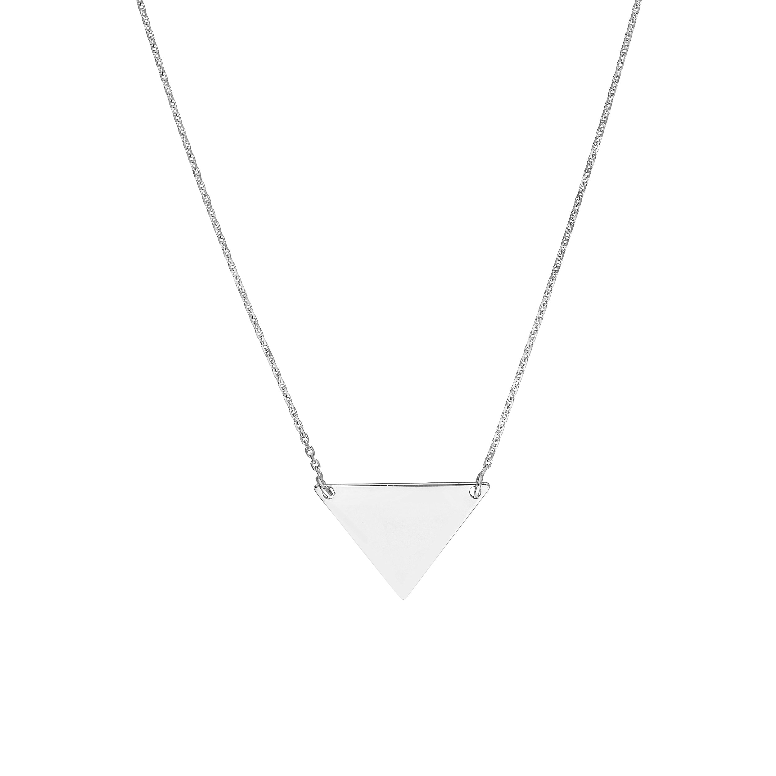 Triangle Drop Adjustable Necklace