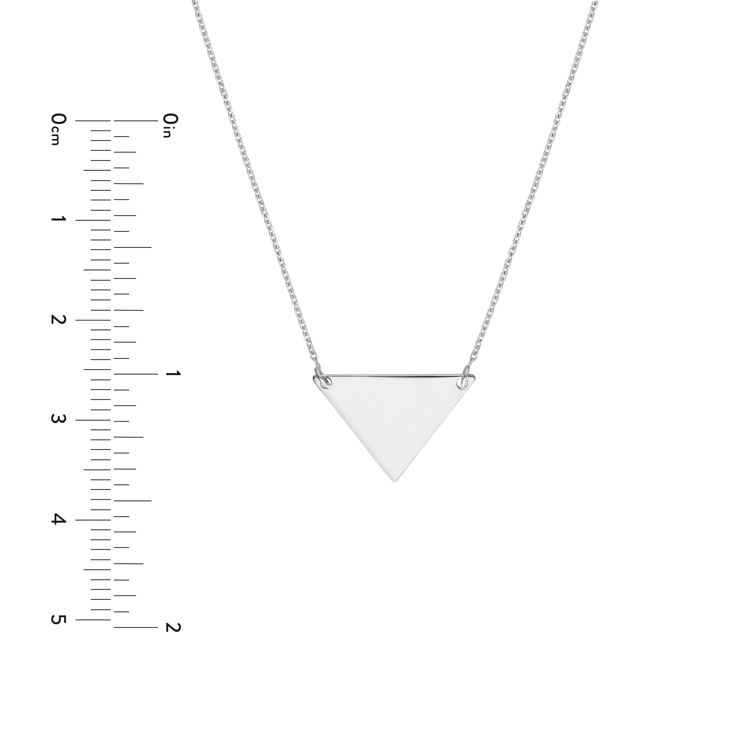Triangle Drop Adjustable Necklace