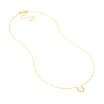 Mini Horseshoe Adjustable Necklace