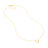 Mini Horseshoe Adjustable Necklace