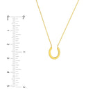 Mini Horseshoe Adjustable Necklace