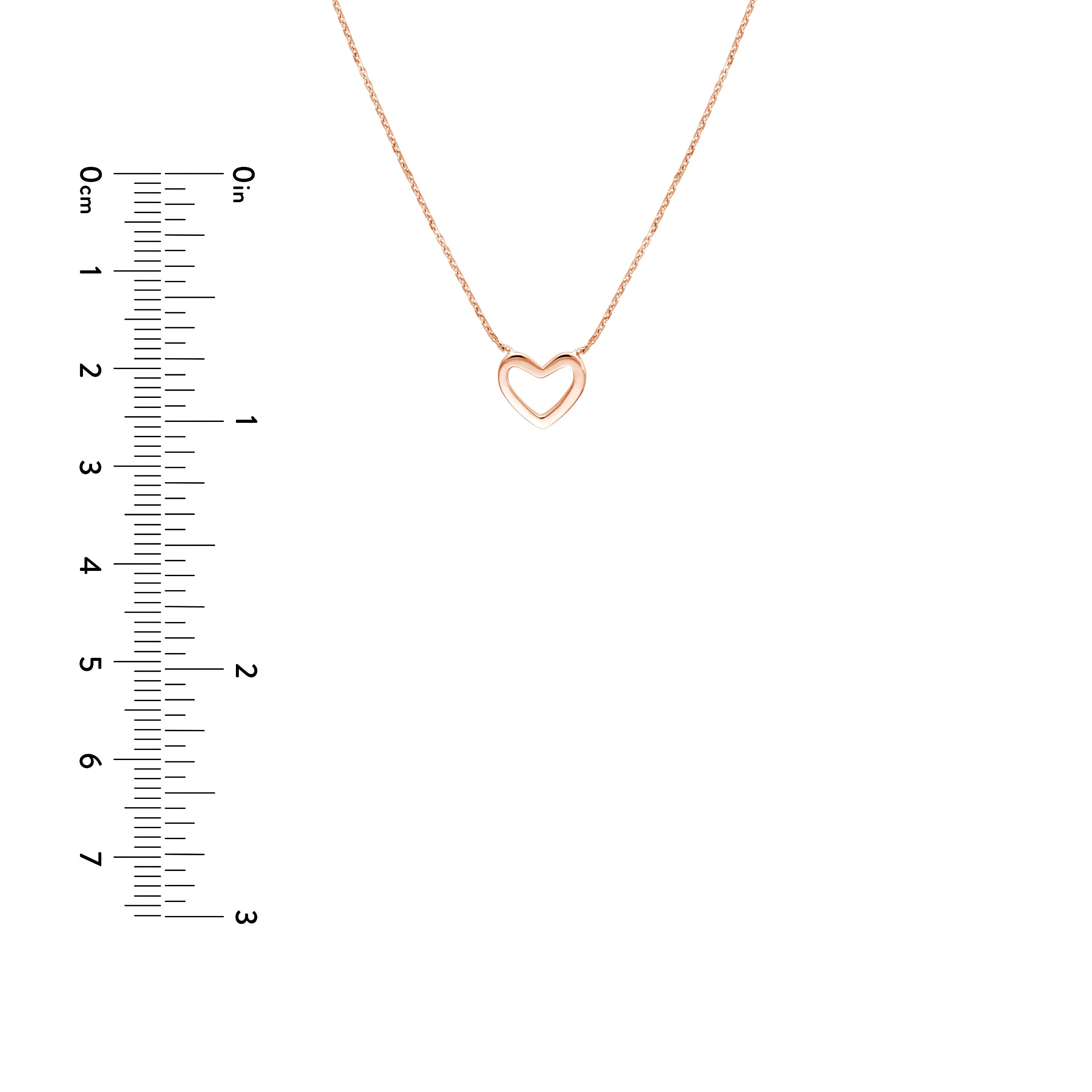 Mini Open Heart Necklace