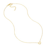 Mini Open Heart Necklace