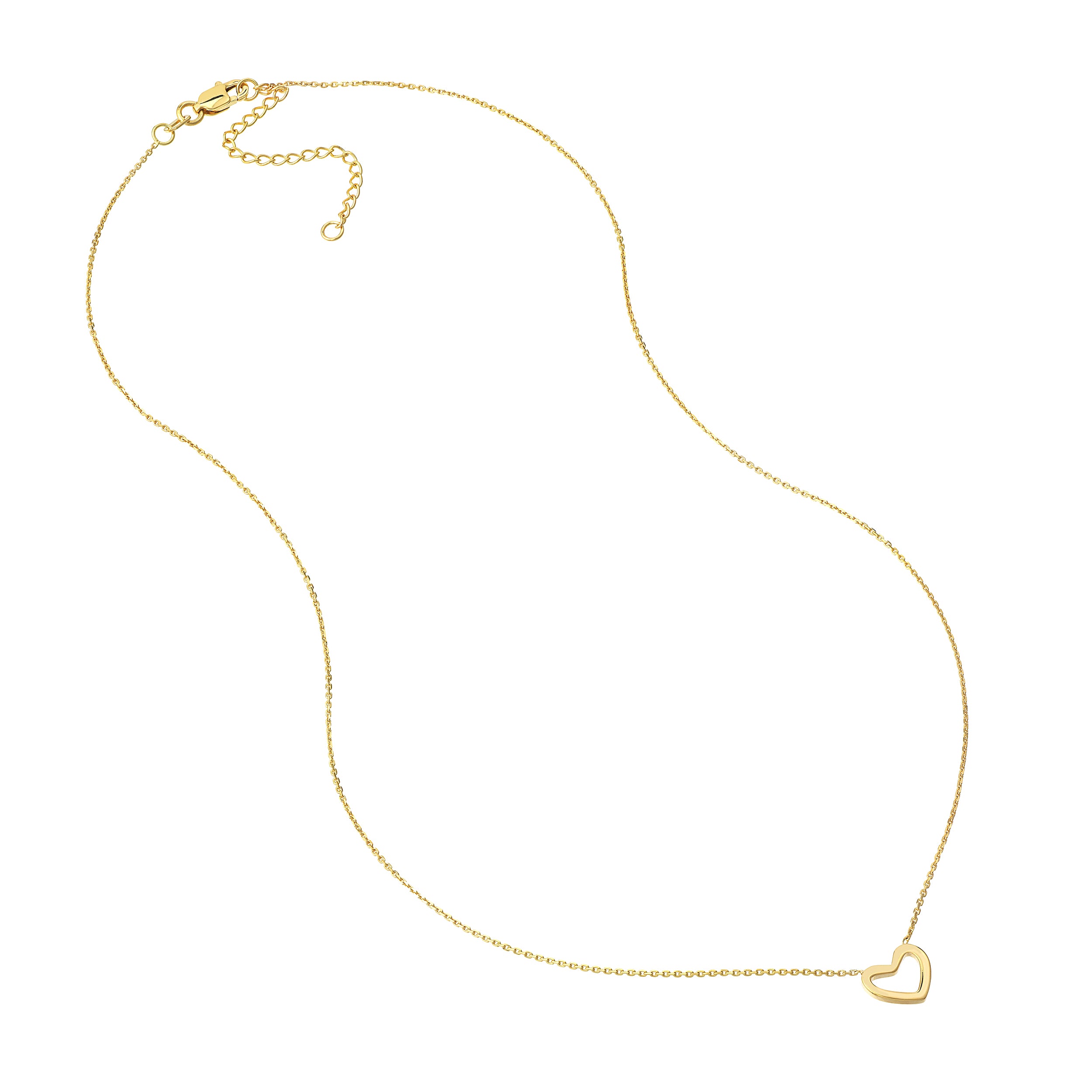 Mini Open Heart Necklace