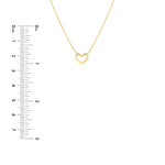 Mini Open Heart Necklace