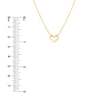 Mini Open Heart Necklace