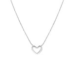 Mini Open Heart Necklace