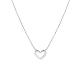 Mini Open Heart Necklace