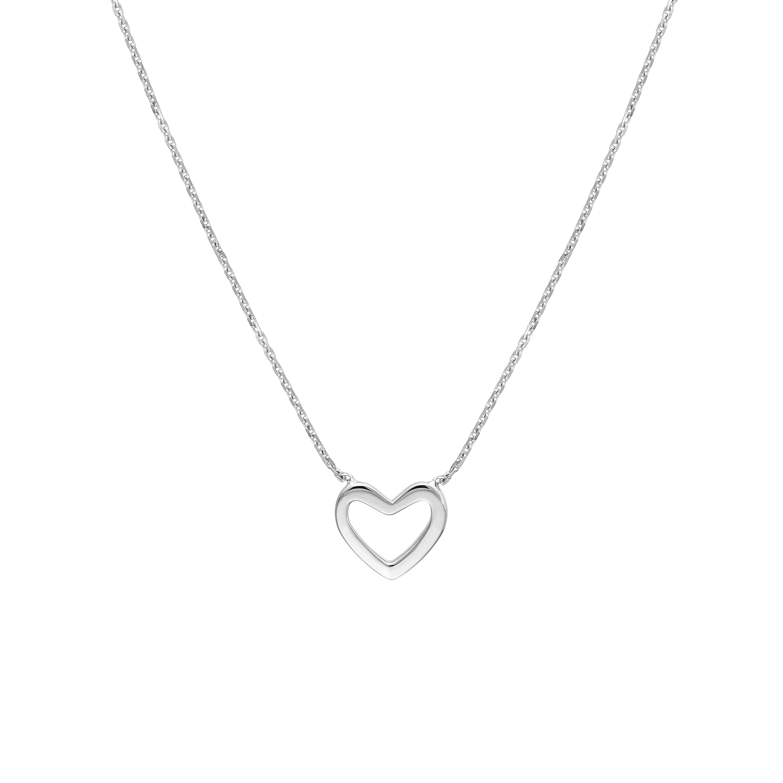 Mini Open Heart Necklace