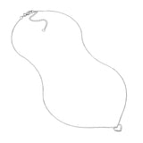 Mini Open Heart Necklace