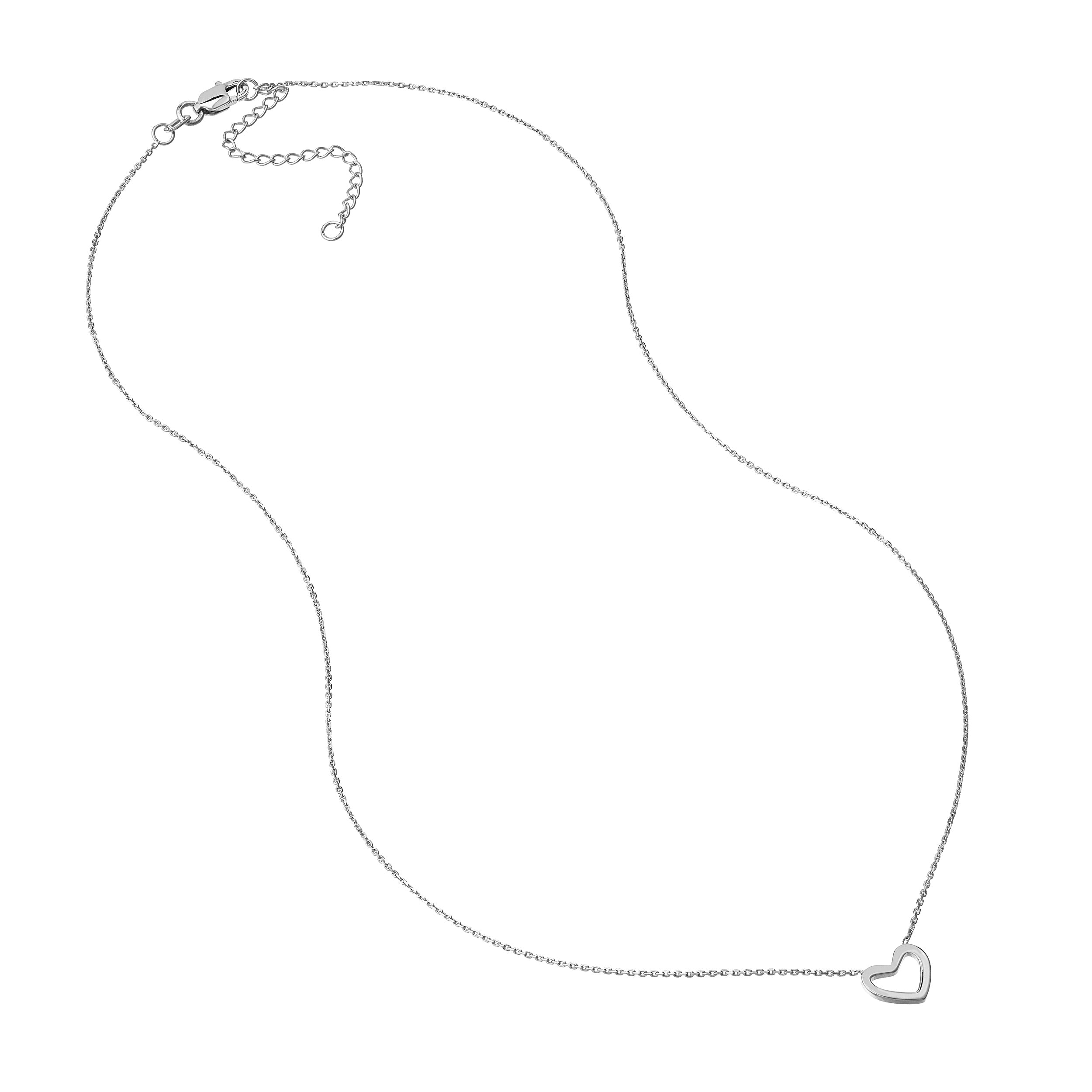 Mini Open Heart Necklace