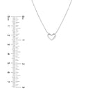 Mini Open Heart Necklace