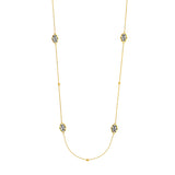 Yellow/Black Filigree Station Long & Lov