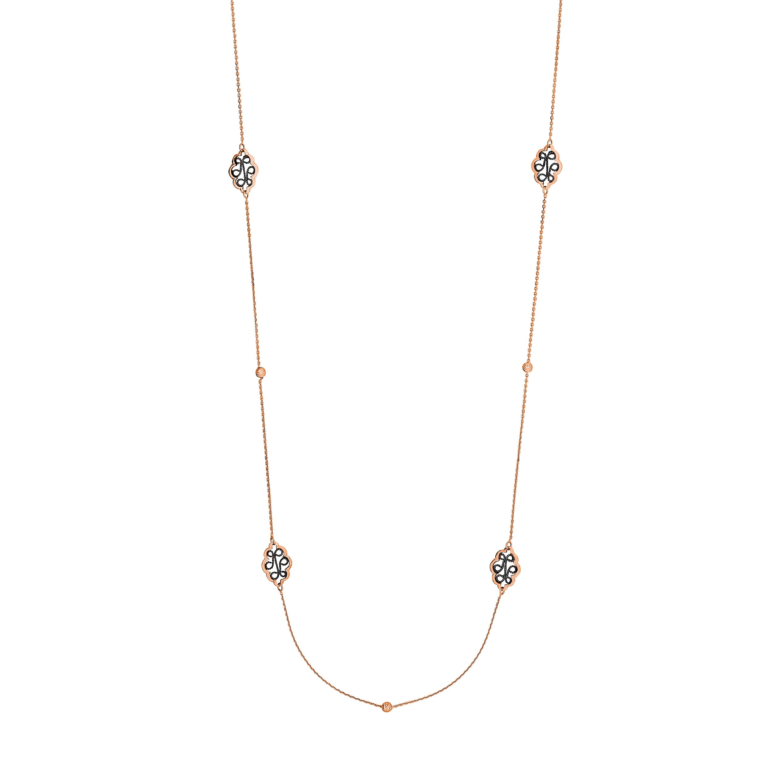 Long And Lovely R/p Filigree W/bead Stat