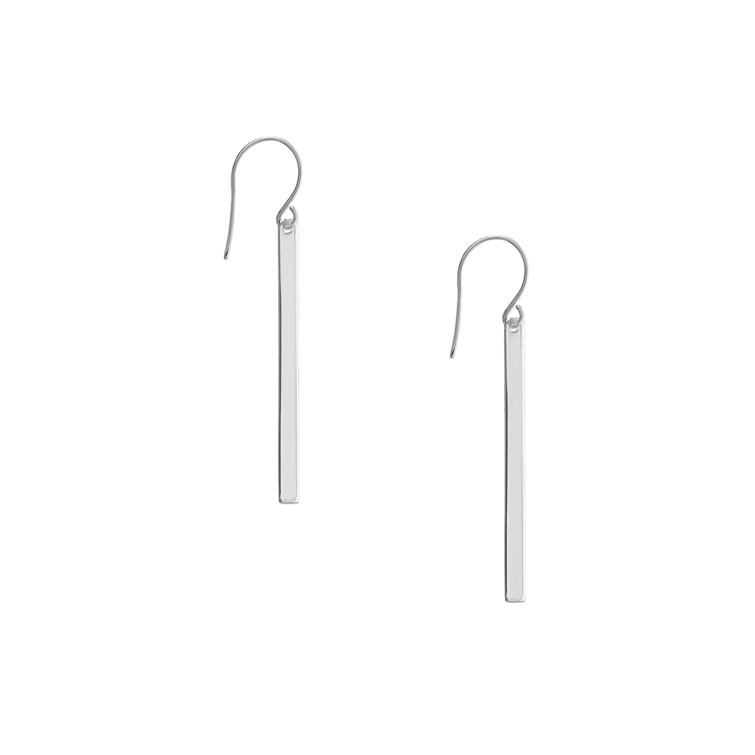 Bar Dangle Earrings on Fish Hook