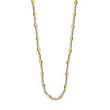 D/c Yellow/White Bead Necklace