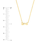 Mini Love Necklace with 1pt Diamond