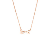Mini Love Necklace with 1pt Diamond