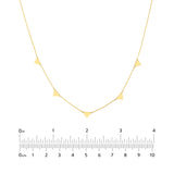 Mini Inverted Triangles Adjustable Necklace