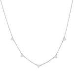 Mini Inverted Triangles Adjustable Necklace