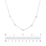 Mini Inverted Triangles Adjustable Necklace