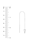 Open Pyramid Threader Earrings