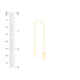 Open Pyramid Threader Earrings