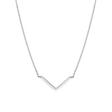 V on Chain Drop Adjustable Necklace
