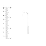 Wide Bar Threader Earrings