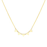 Mini Triangle Tribal Pattern Necklace