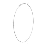 60mm Endless Wire Hoop Earrings